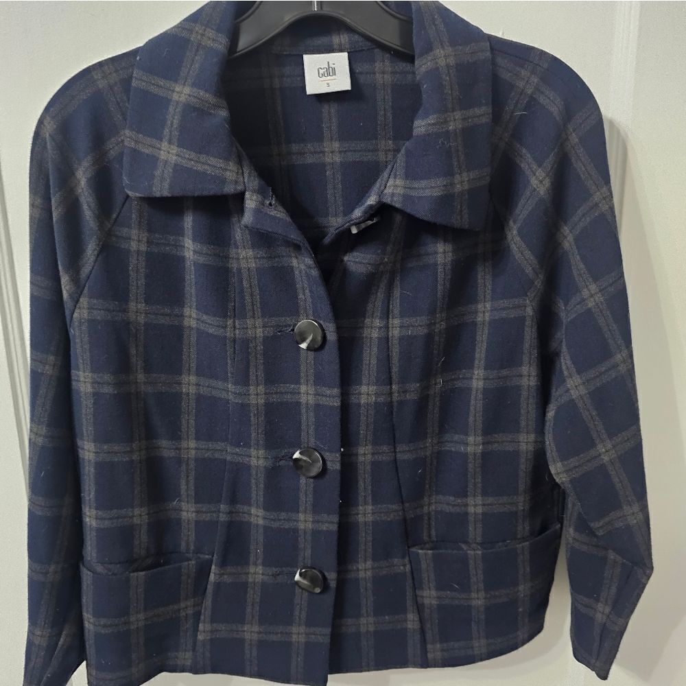CAbi Button Down Blazer Size Small In Excellent Condition